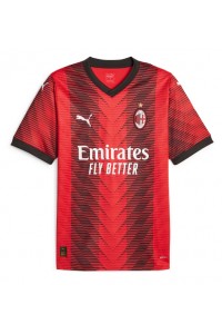 Fotbalové Dres AC Milan Domácí Oblečení 2023-24 Krátký Rukáv
